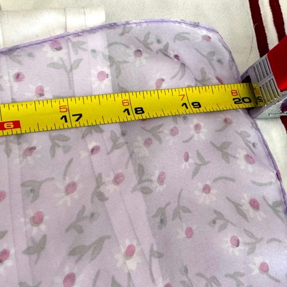 🧣 Vintage Stylish Garbo Purple Square Scarf 20" x 20" - Picture 8 of 11